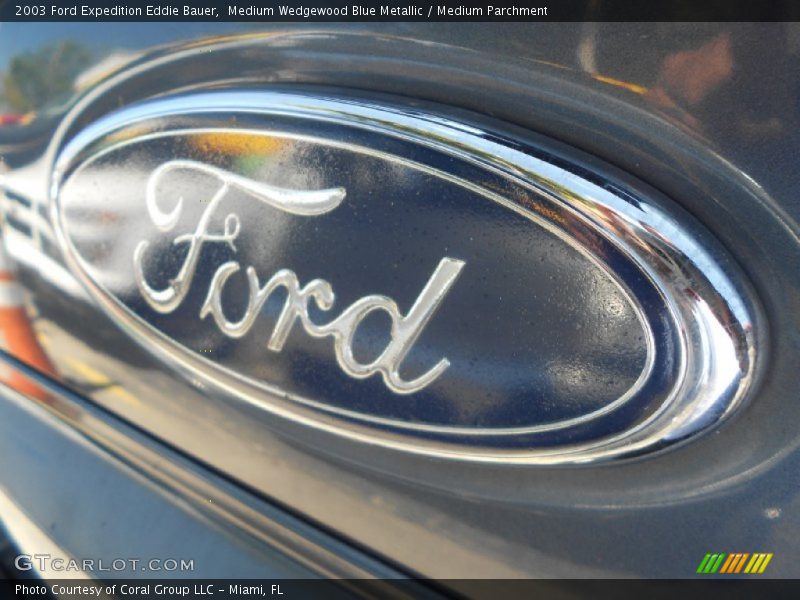 Medium Wedgewood Blue Metallic / Medium Parchment 2003 Ford Expedition Eddie Bauer