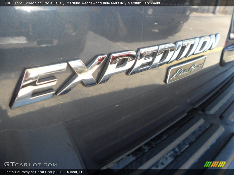 Medium Wedgewood Blue Metallic / Medium Parchment 2003 Ford Expedition Eddie Bauer