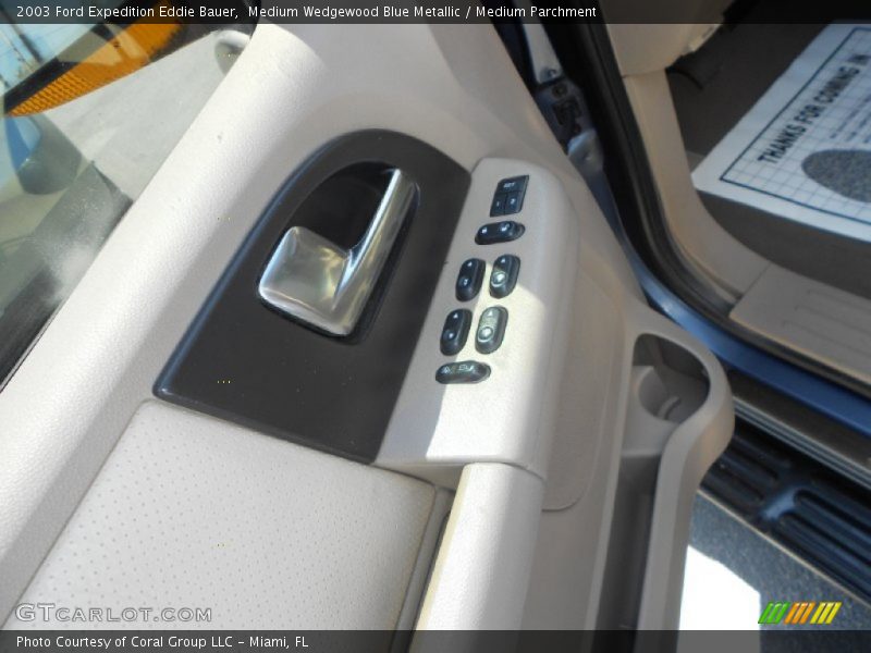 Medium Wedgewood Blue Metallic / Medium Parchment 2003 Ford Expedition Eddie Bauer