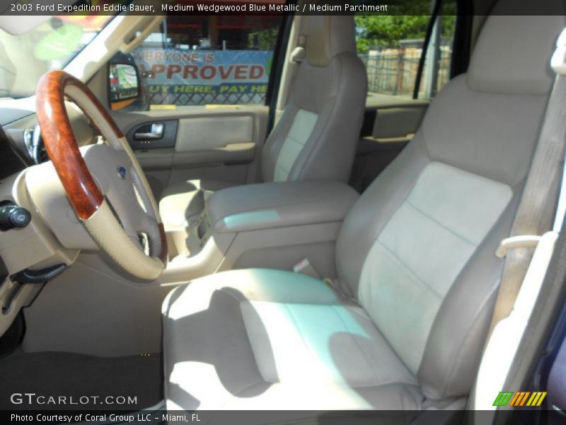 Medium Wedgewood Blue Metallic / Medium Parchment 2003 Ford Expedition Eddie Bauer
