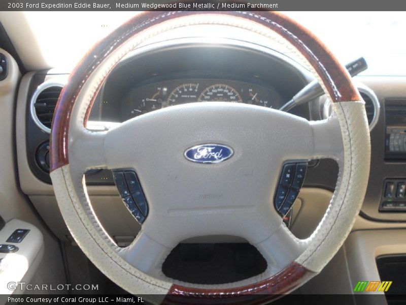Medium Wedgewood Blue Metallic / Medium Parchment 2003 Ford Expedition Eddie Bauer
