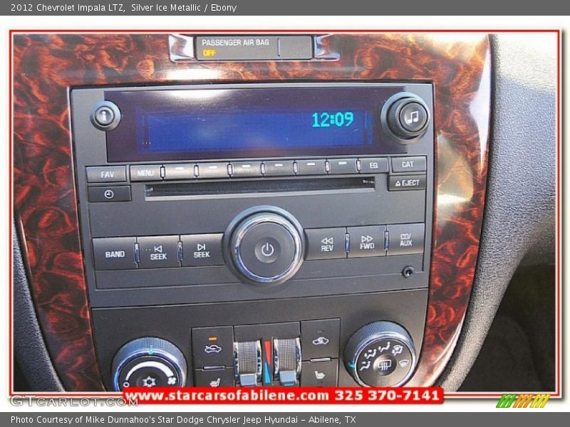 Silver Ice Metallic / Ebony 2012 Chevrolet Impala LTZ