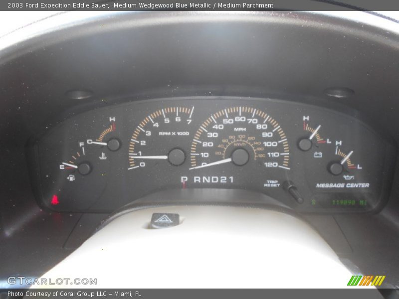 Medium Wedgewood Blue Metallic / Medium Parchment 2003 Ford Expedition Eddie Bauer