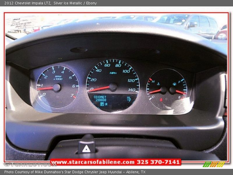 Silver Ice Metallic / Ebony 2012 Chevrolet Impala LTZ