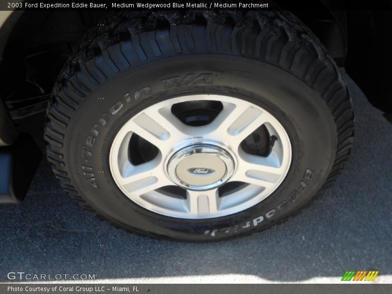 Medium Wedgewood Blue Metallic / Medium Parchment 2003 Ford Expedition Eddie Bauer