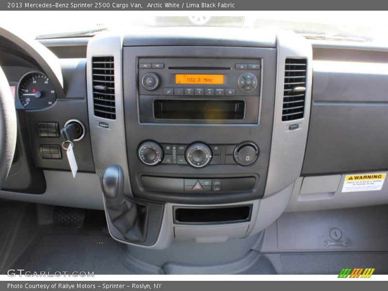 Controls of 2013 Sprinter 2500 Cargo Van