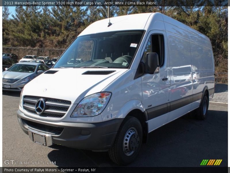 Arctic White / Lima Black Fabric 2013 Mercedes-Benz Sprinter 3500 High Roof Cargo Van