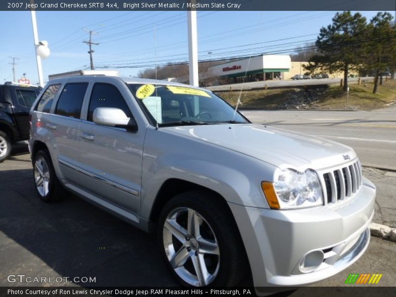 Bright Silver Metallic / Medium Slate Gray 2007 Jeep Grand Cherokee SRT8 4x4