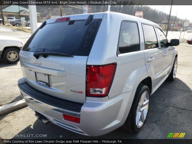 Bright Silver Metallic / Medium Slate Gray 2007 Jeep Grand Cherokee SRT8 4x4