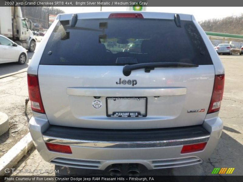 Bright Silver Metallic / Medium Slate Gray 2007 Jeep Grand Cherokee SRT8 4x4