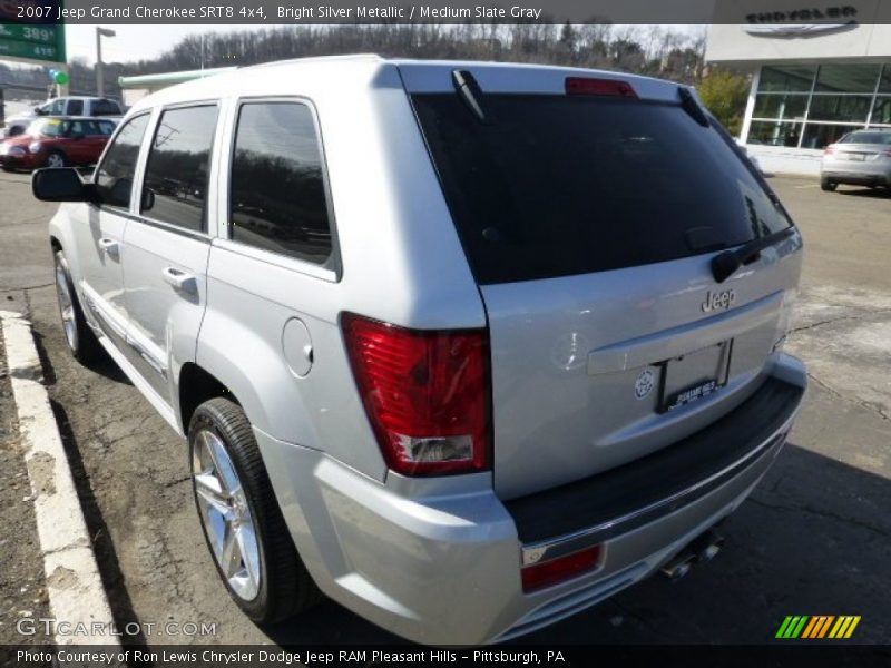 Bright Silver Metallic / Medium Slate Gray 2007 Jeep Grand Cherokee SRT8 4x4