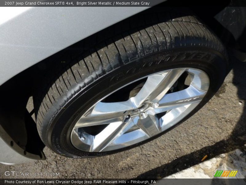 Bright Silver Metallic / Medium Slate Gray 2007 Jeep Grand Cherokee SRT8 4x4