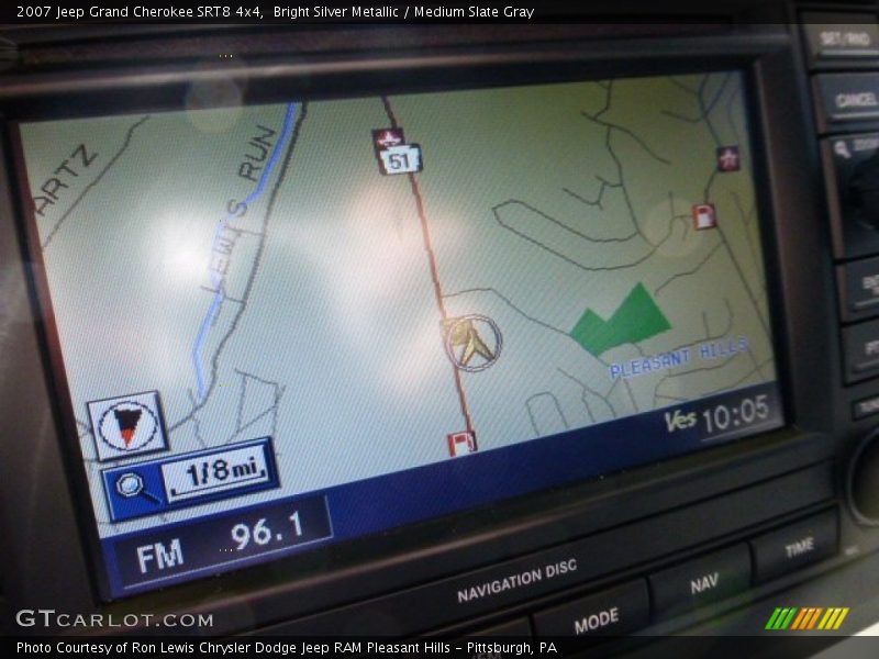 Navigation of 2007 Grand Cherokee SRT8 4x4