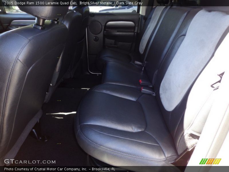 Bright Silver Metallic / Dark Slate Gray 2005 Dodge Ram 1500 Laramie Quad Cab