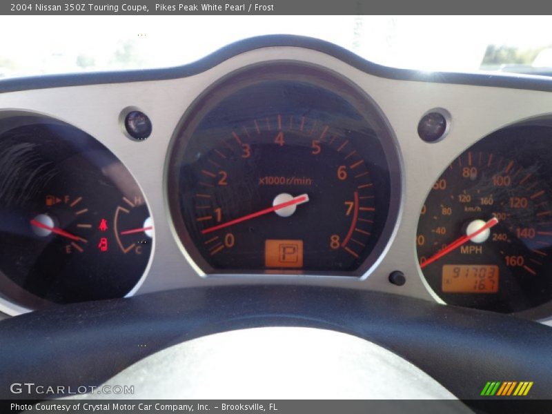 Pikes Peak White Pearl / Frost 2004 Nissan 350Z Touring Coupe