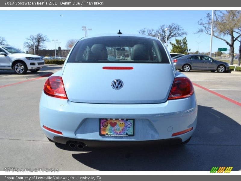 Denim Blue / Titan Black 2013 Volkswagen Beetle 2.5L