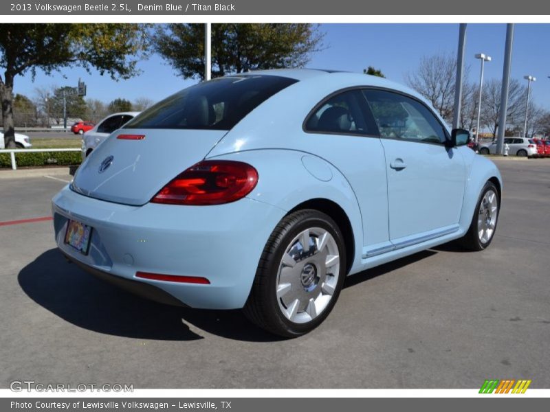 Denim Blue / Titan Black 2013 Volkswagen Beetle 2.5L