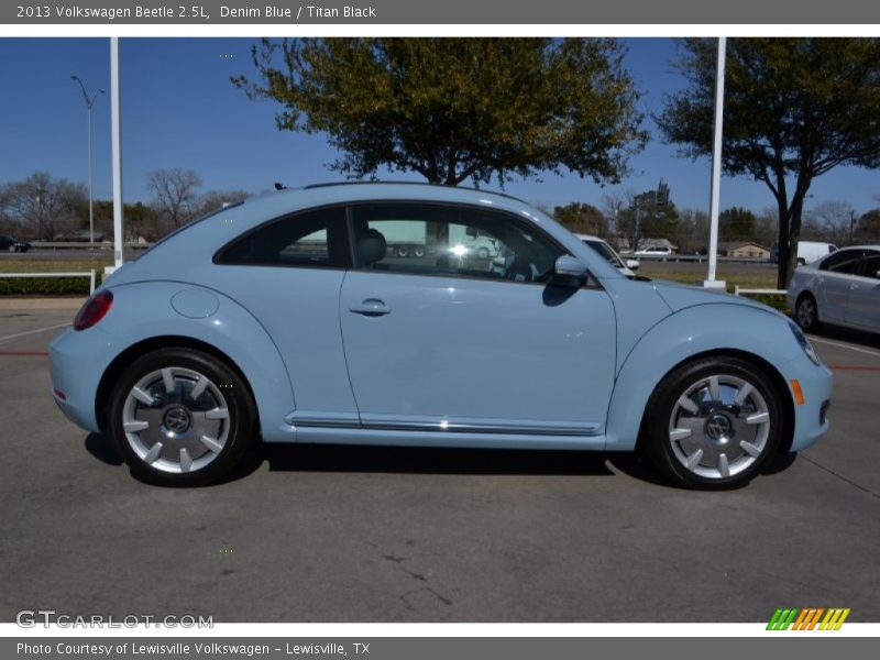 Denim Blue / Titan Black 2013 Volkswagen Beetle 2.5L