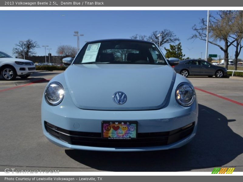 Denim Blue / Titan Black 2013 Volkswagen Beetle 2.5L