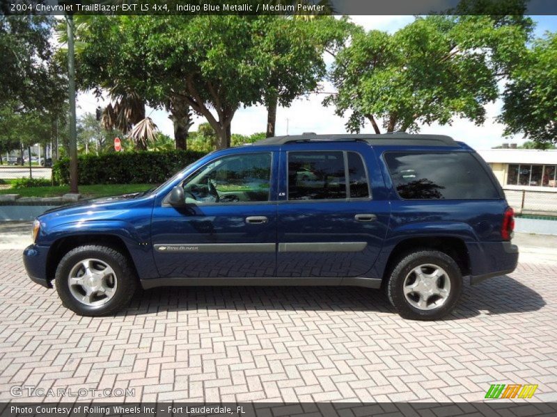 Indigo Blue Metallic / Medium Pewter 2004 Chevrolet TrailBlazer EXT LS 4x4