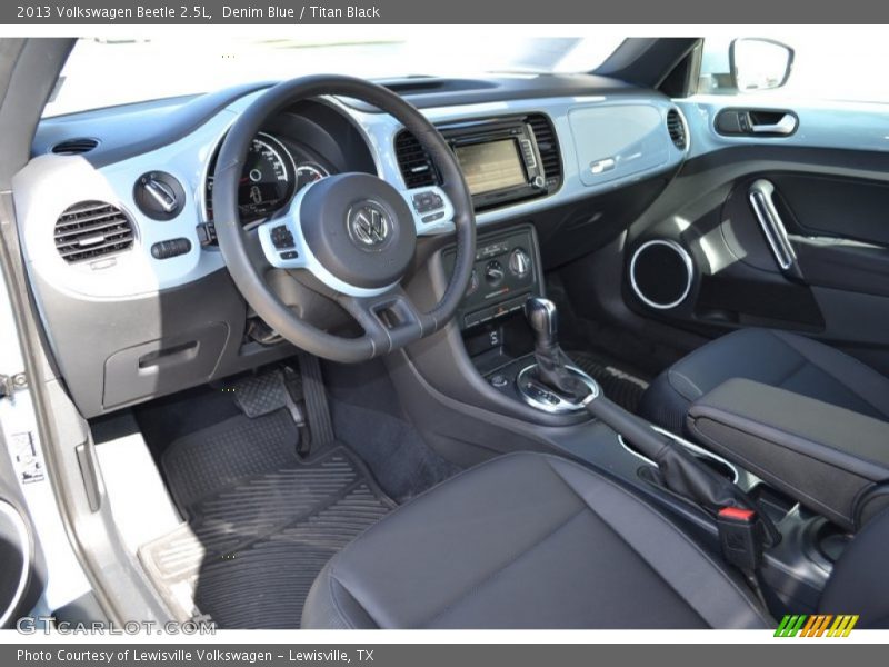 Denim Blue / Titan Black 2013 Volkswagen Beetle 2.5L