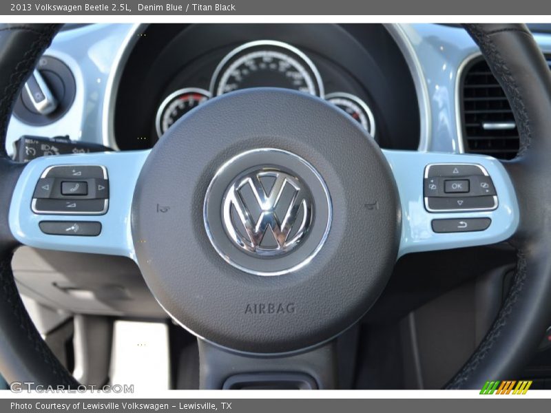Denim Blue / Titan Black 2013 Volkswagen Beetle 2.5L