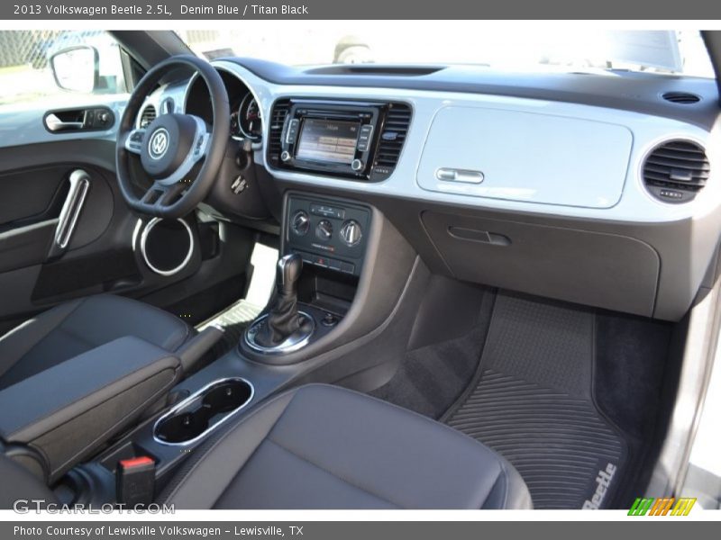 Denim Blue / Titan Black 2013 Volkswagen Beetle 2.5L