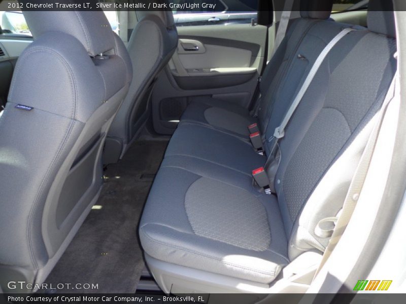 Silver Ice Metallic / Dark Gray/Light Gray 2012 Chevrolet Traverse LT