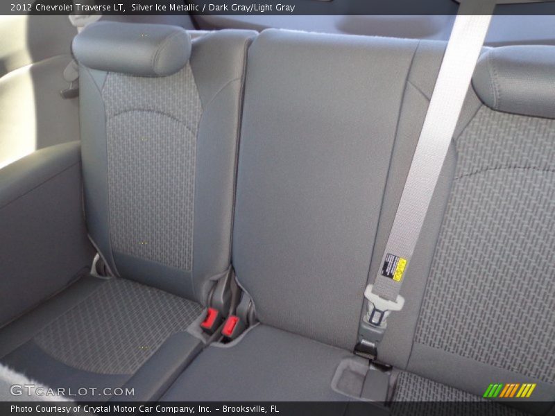 Silver Ice Metallic / Dark Gray/Light Gray 2012 Chevrolet Traverse LT
