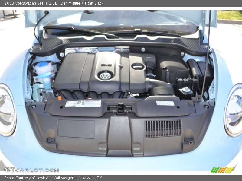 Denim Blue / Titan Black 2013 Volkswagen Beetle 2.5L