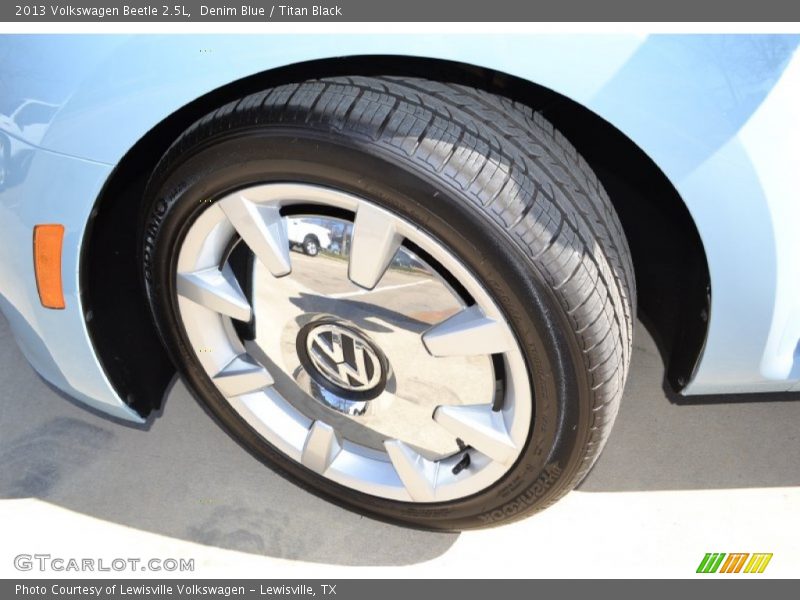 Denim Blue / Titan Black 2013 Volkswagen Beetle 2.5L