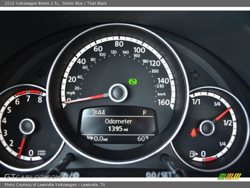 Denim Blue / Titan Black 2013 Volkswagen Beetle 2.5L