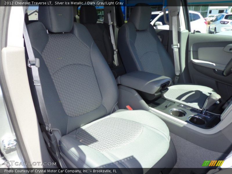 Silver Ice Metallic / Dark Gray/Light Gray 2012 Chevrolet Traverse LT