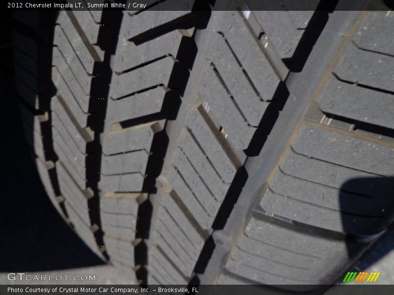 Summit White / Gray 2012 Chevrolet Impala LT