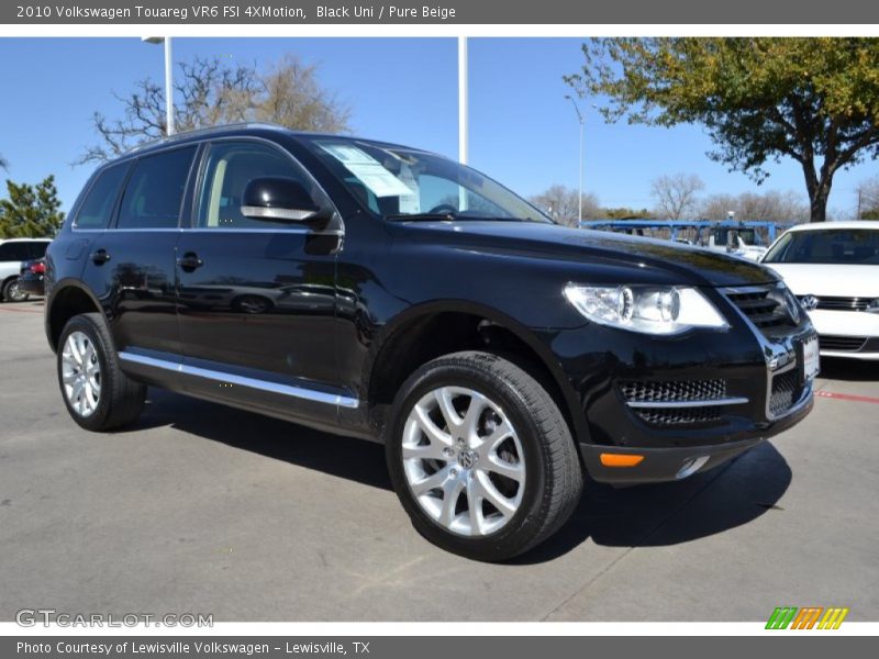 Black Uni / Pure Beige 2010 Volkswagen Touareg VR6 FSI 4XMotion