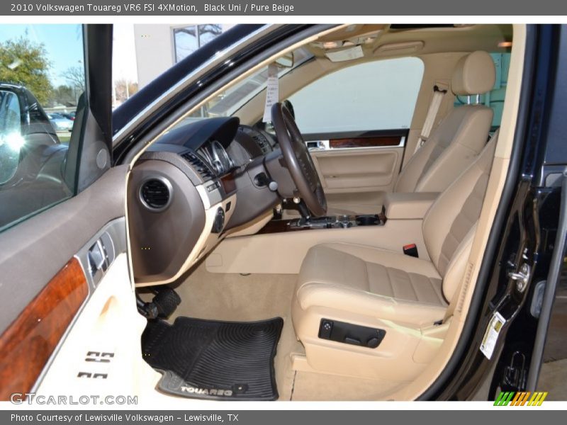 Black Uni / Pure Beige 2010 Volkswagen Touareg VR6 FSI 4XMotion