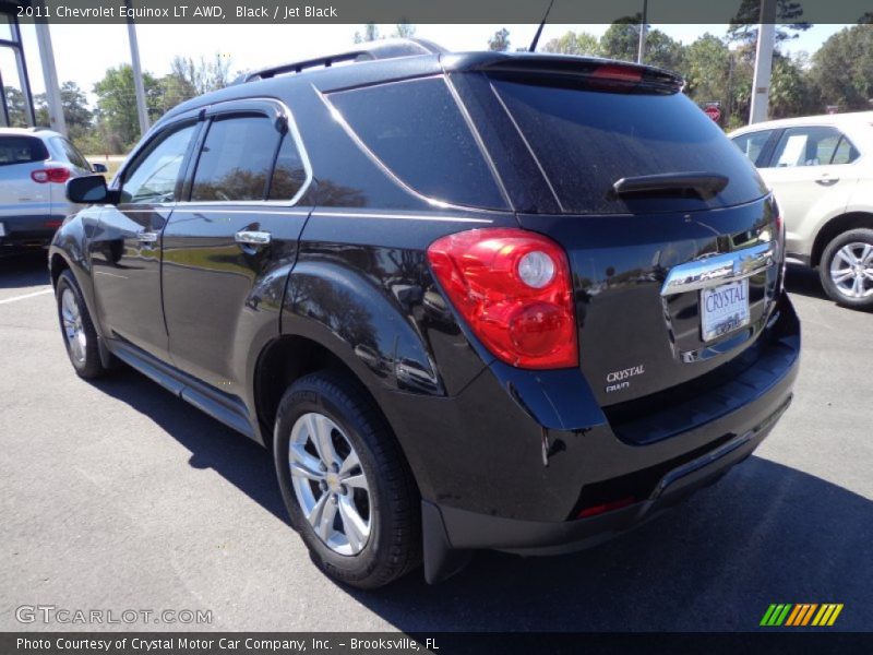 Black / Jet Black 2011 Chevrolet Equinox LT AWD