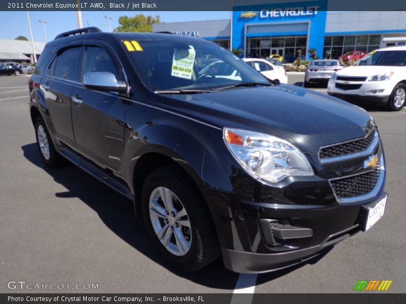 Black / Jet Black 2011 Chevrolet Equinox LT AWD