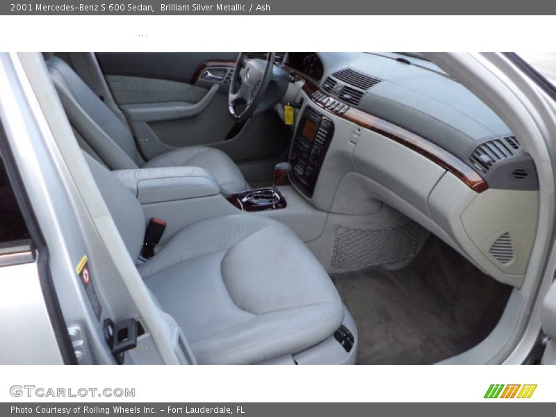  2001 S 600 Sedan Ash Interior