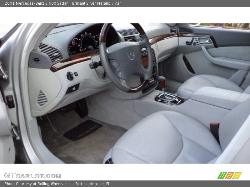  2001 S 600 Sedan Ash Interior