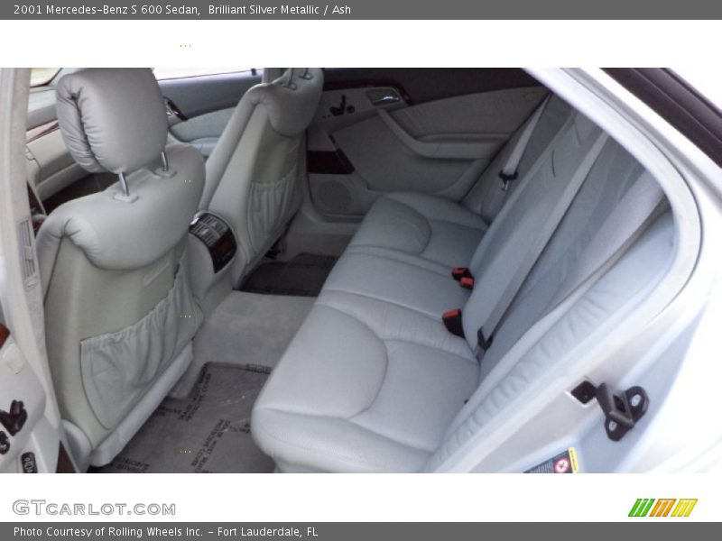 Rear Seat of 2001 S 600 Sedan