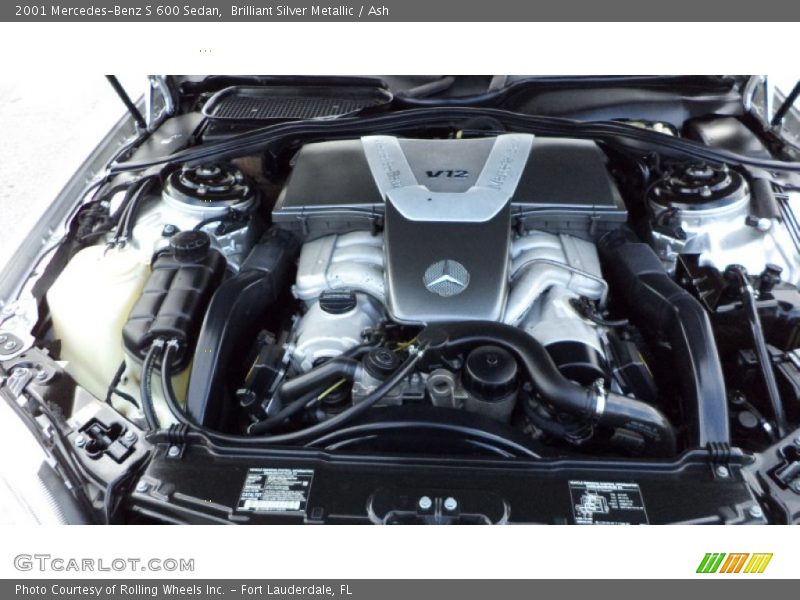  2001 S 600 Sedan Engine - 5.8 Liter SOHC 36-Valve V12
