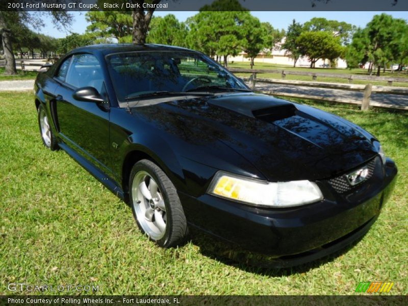 Black / Dark Charcoal 2001 Ford Mustang GT Coupe