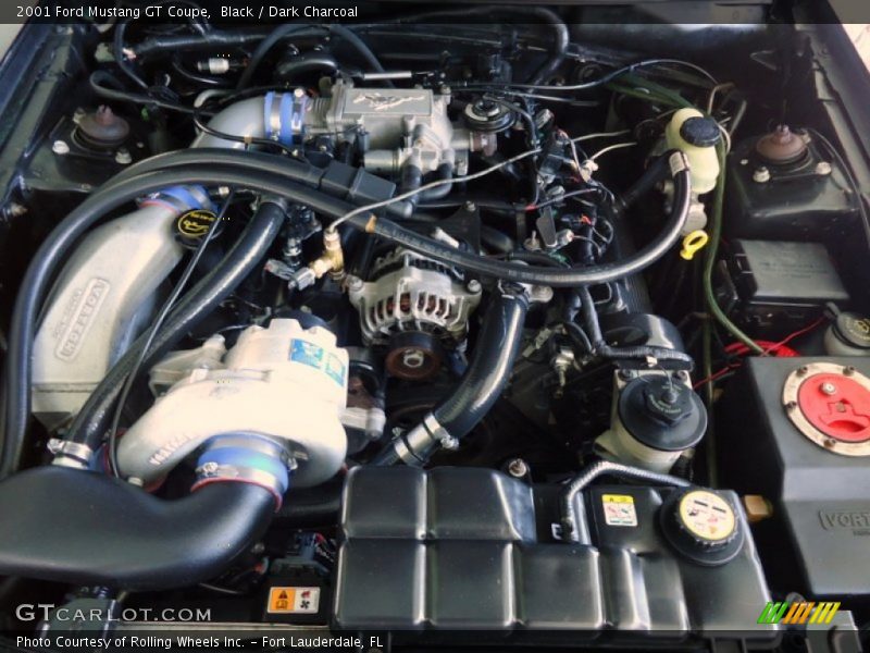 Black / Dark Charcoal 2001 Ford Mustang GT Coupe