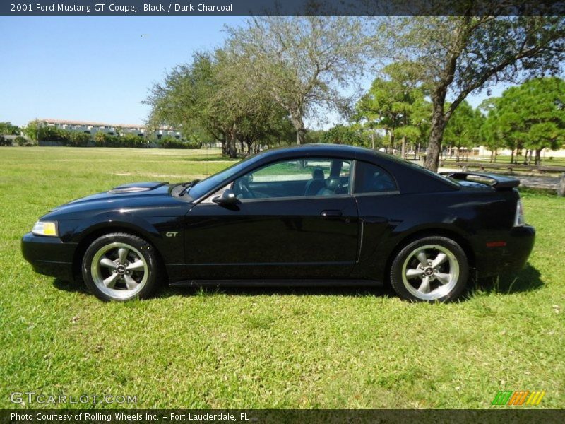 Black / Dark Charcoal 2001 Ford Mustang GT Coupe