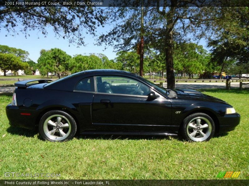 Black / Dark Charcoal 2001 Ford Mustang GT Coupe