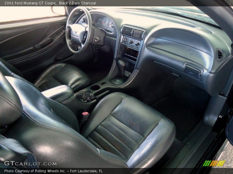 Black / Dark Charcoal 2001 Ford Mustang GT Coupe