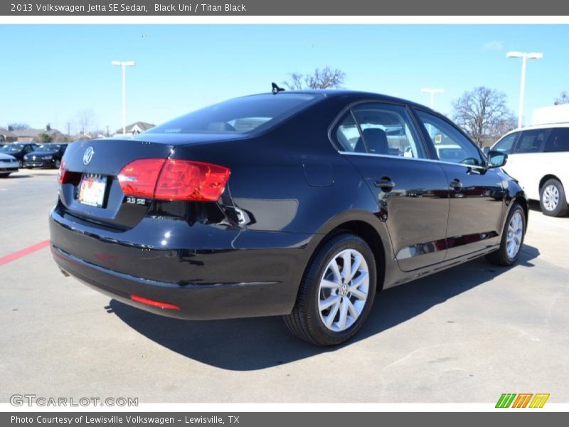 Black Uni / Titan Black 2013 Volkswagen Jetta SE Sedan
