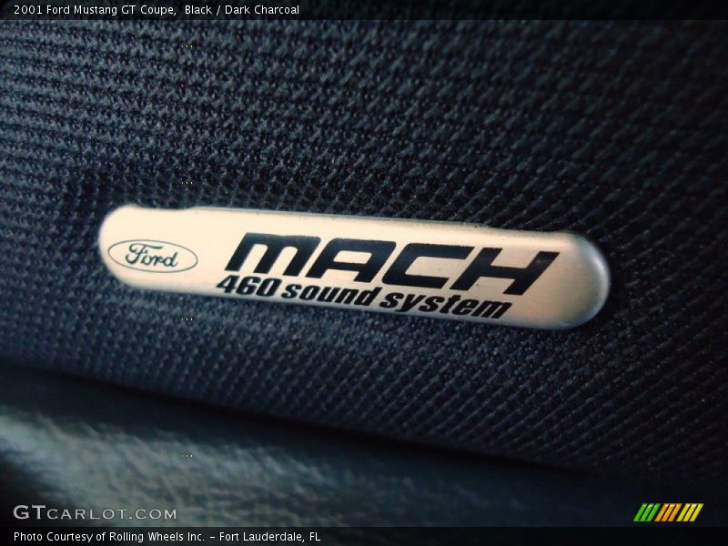 Black / Dark Charcoal 2001 Ford Mustang GT Coupe