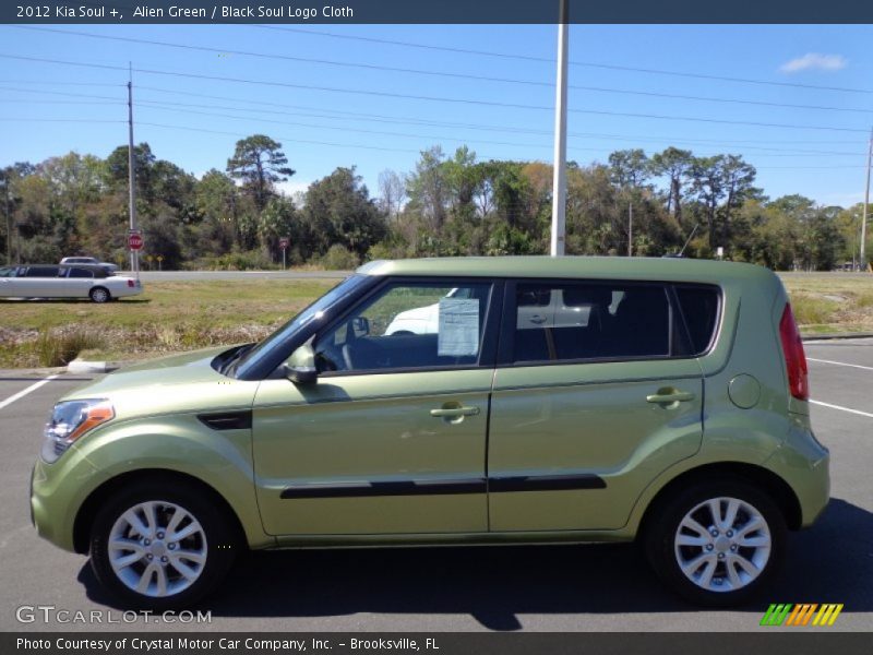 Alien Green / Black Soul Logo Cloth 2012 Kia Soul +